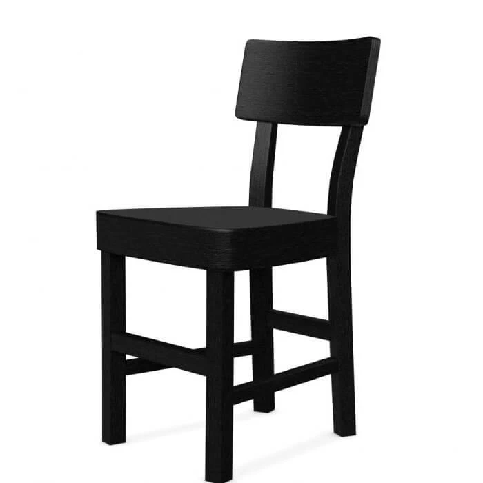 Каркас и наполнение: массив дерева. Современный дизайн Стул Black 123 /123R — Gervasoni, массив дерева