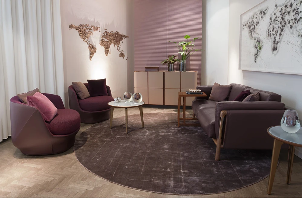 Современный дизайн Кресло All Around — Giorgetti, кожа, фото 2
