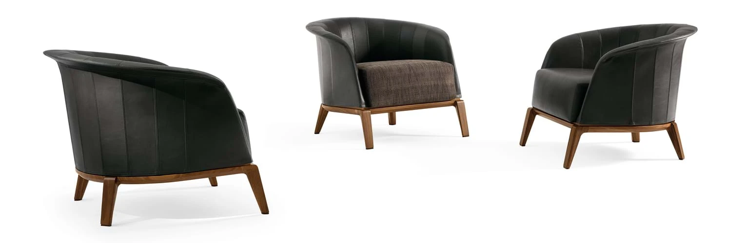 Кресло Aura — Giorgetti, кожа, фото 2