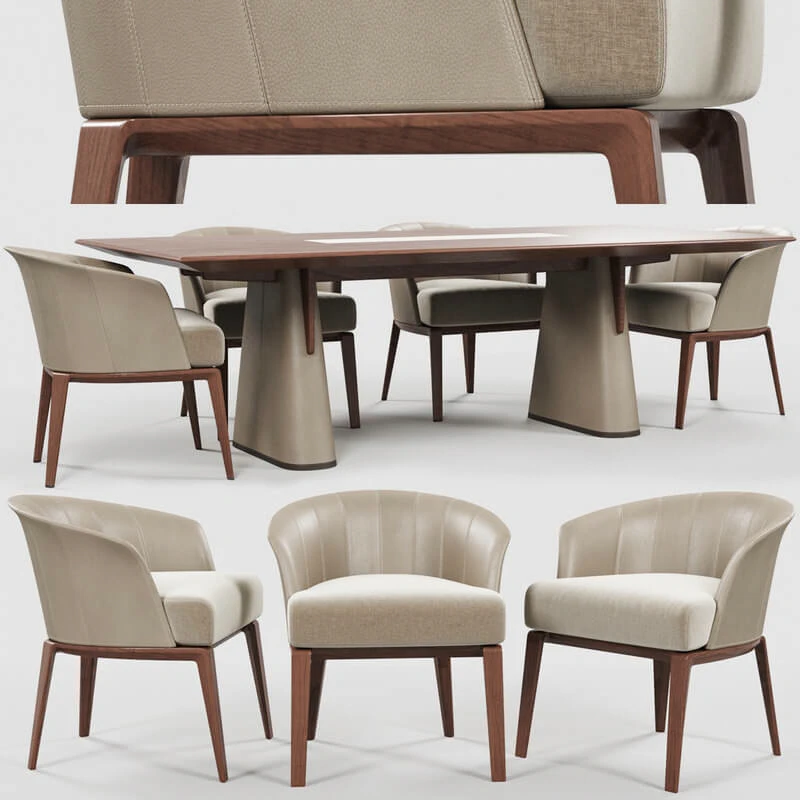 Стул Aura — Giorgetti, кожа, фото 3