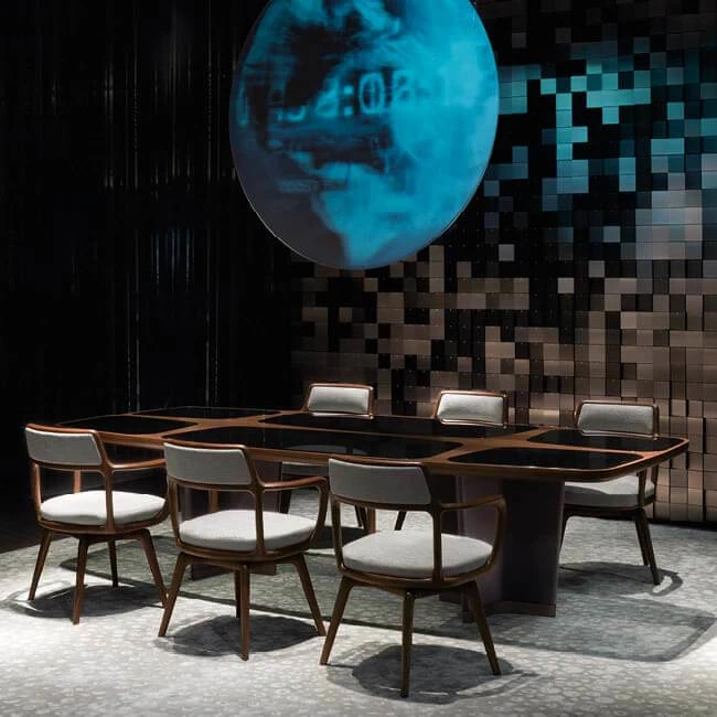 Стул Baron — Giorgetti, кожа, фото 5