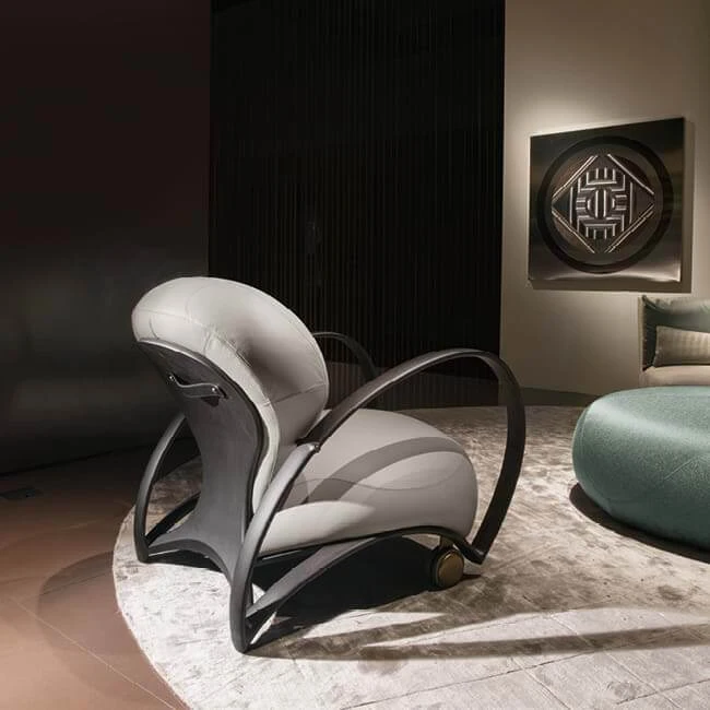 Кресло Branca — Giorgetti, кожа, фото 2