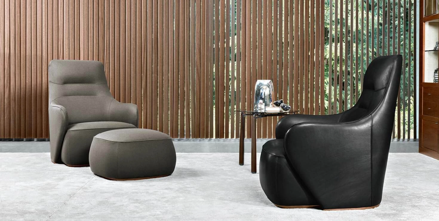 Кресло Caddy — Giorgetti, кожа, фото 5