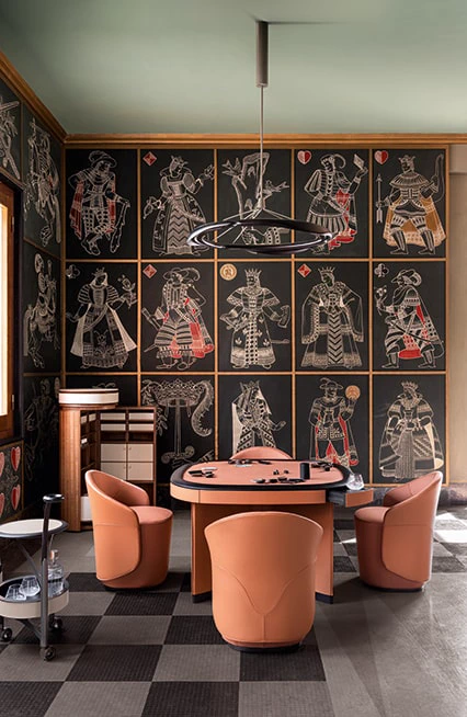 Стол Flamingo — Giorgetti, кожа, фото 5