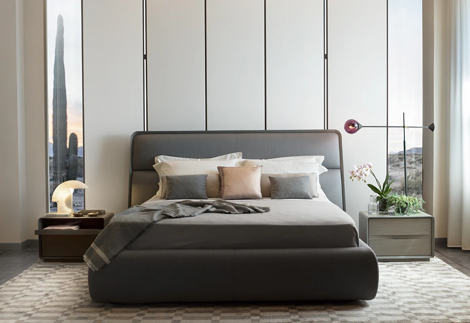Кровать Frame — Giorgetti, кожа, фото 5