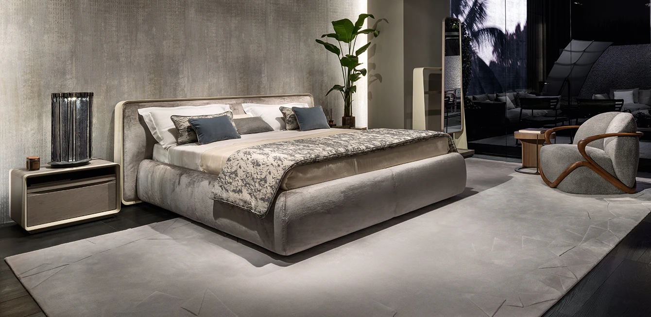 Кровать Frame — Giorgetti, кожа, фото 6
