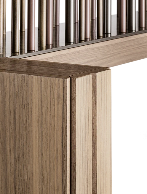 Каркас и наполнение: дерево. Современный дизайн Стол G-Code Table — Giorgetti, мрамор, фото 5