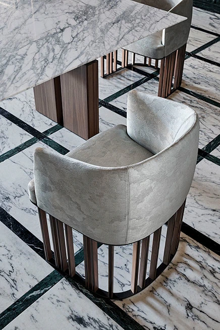 Стул Hero — Giorgetti, кожа, фото 4