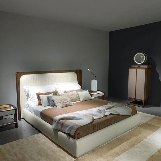 Кровать Hypnos — Giorgetti, кожа, фото 2