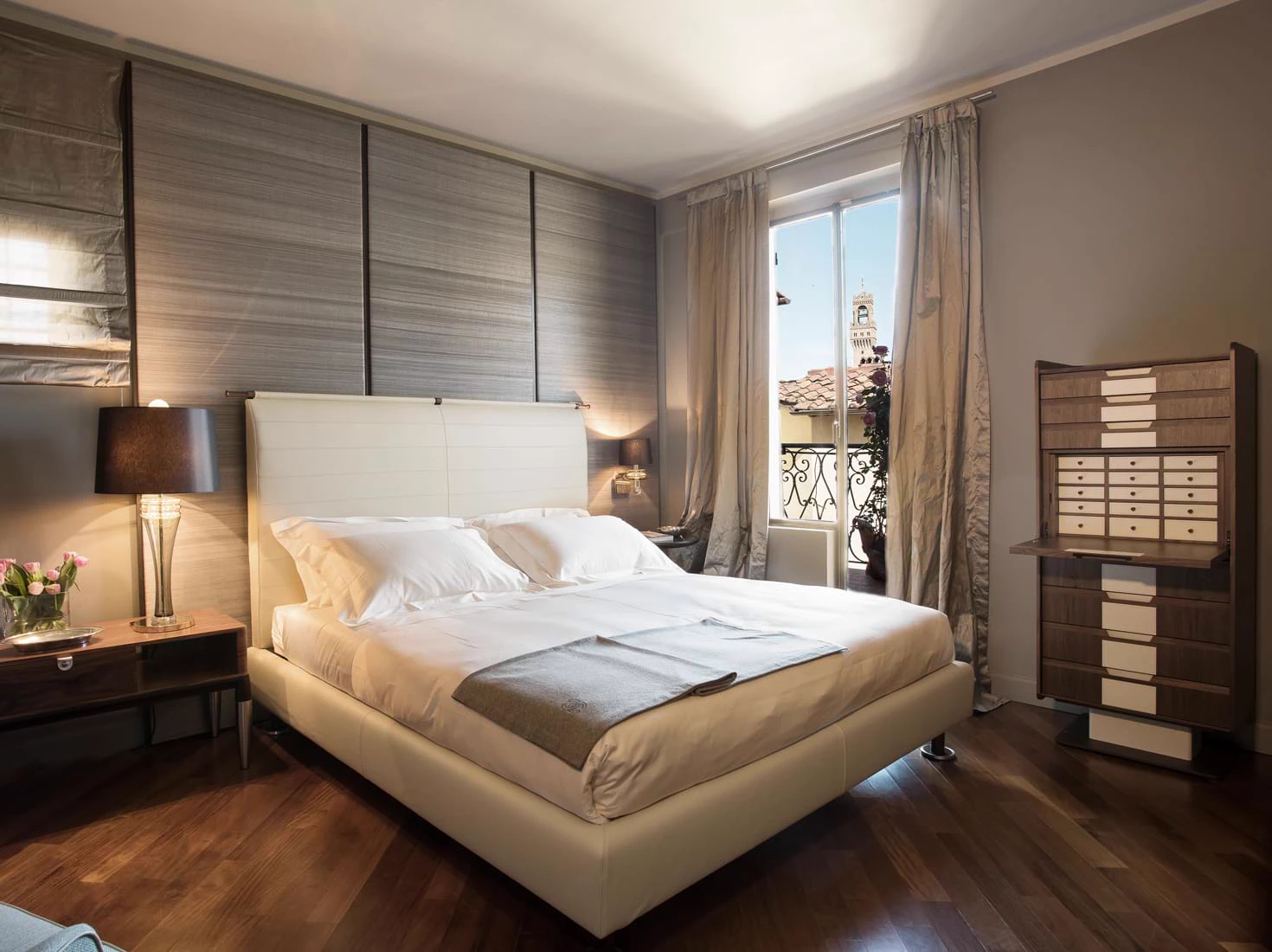 Кровать Kao — Giorgetti, кожа, фото 2