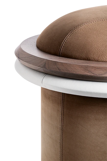Скамья Liz-bench — Giorgetti, кожа, фото 3
