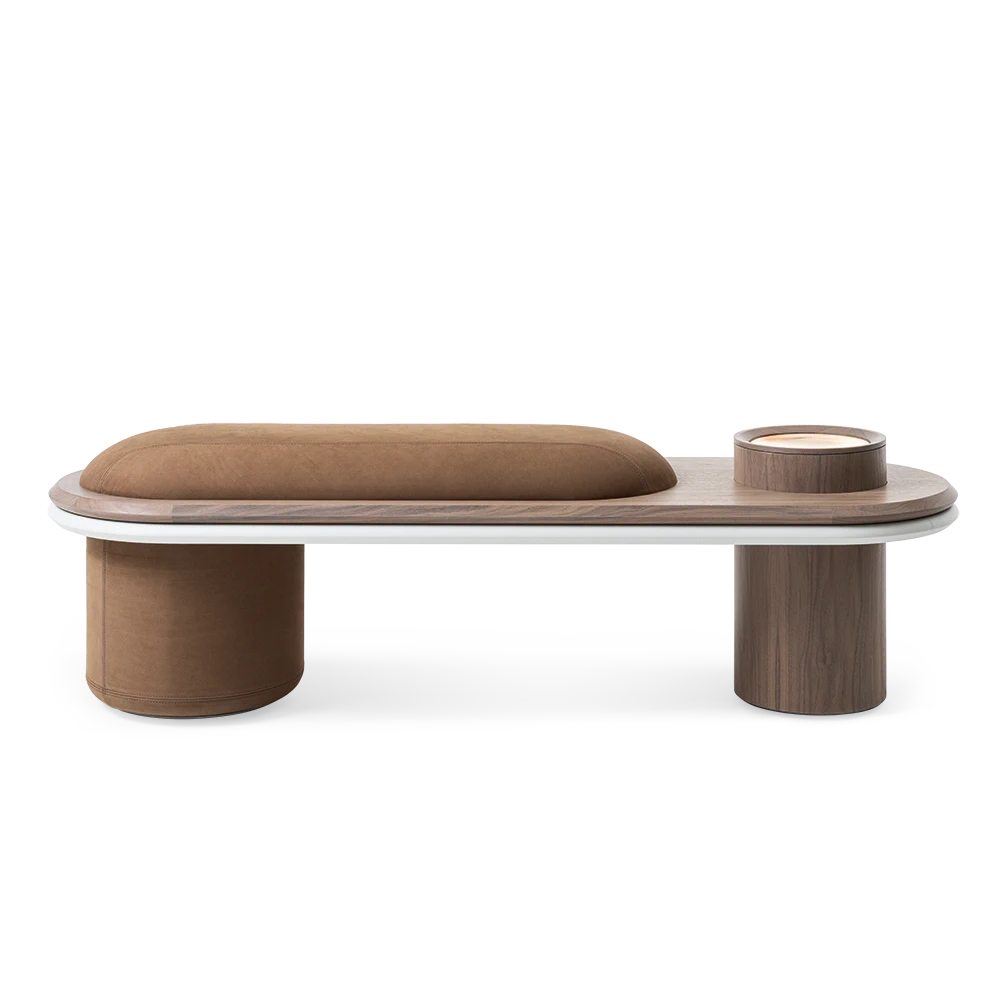 Скамья Liz-bench — Giorgetti, кожа