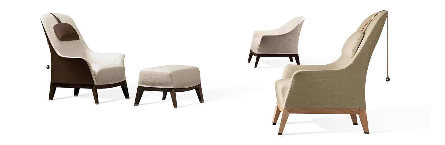 Кресло Normal — Giorgetti, кожа, фото 3
