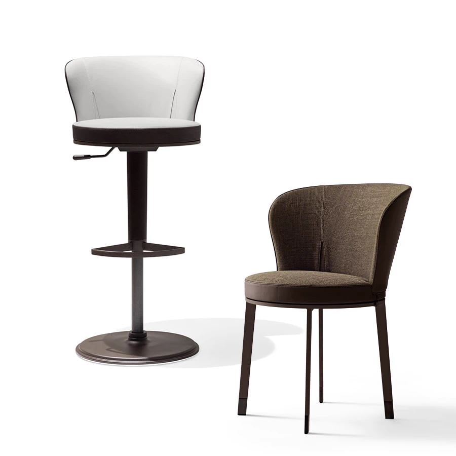 Стул Ode — Giorgetti, кожа, фото 3