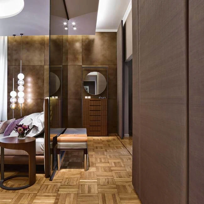 Банкетка Roi — Giorgetti, кожа, фото 2