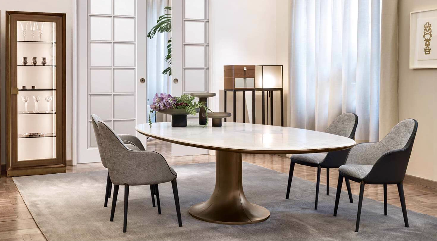 Стул Selene — Giorgetti, кожа, фото 3