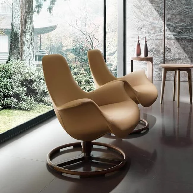 Кресло Tilt — Giorgetti, кожа, фото 5