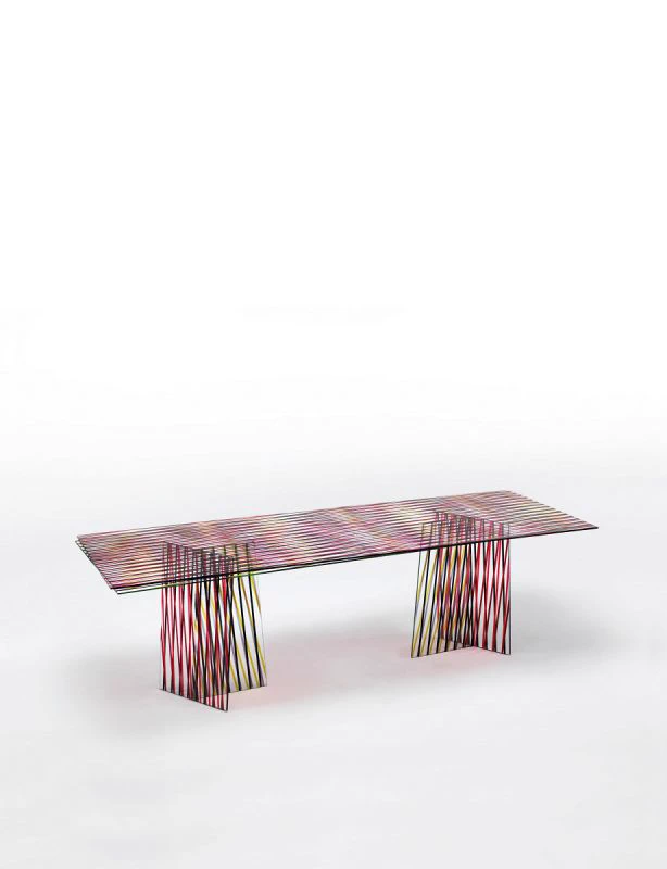 Стол Crossing — Glas Italia, стекло, фото 2