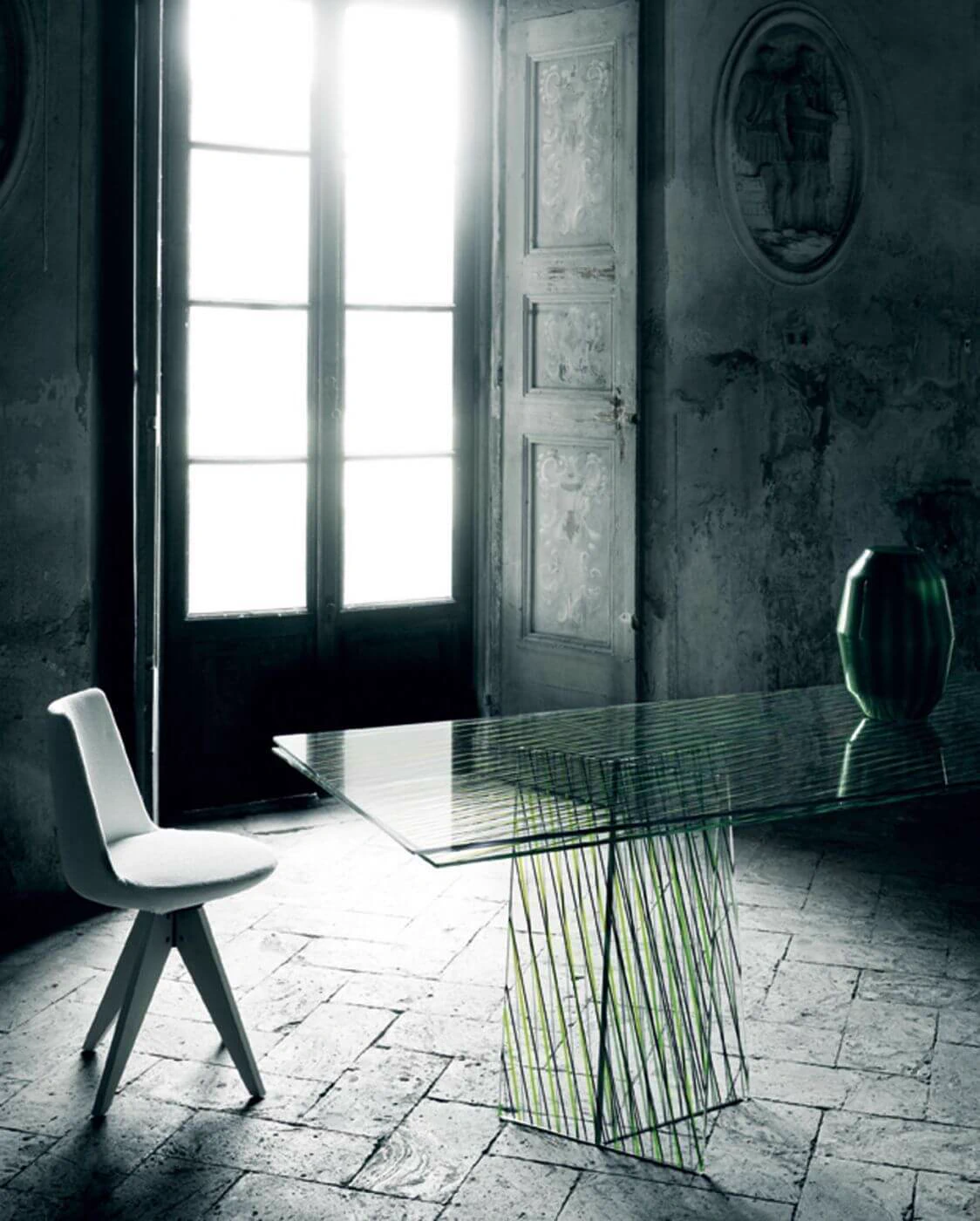 Стол Crossing — Glas Italia, стекло, фото 6