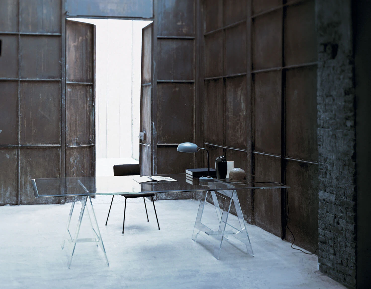 Стол Don Cavalletto — Glas Italia, стекло, фото 2