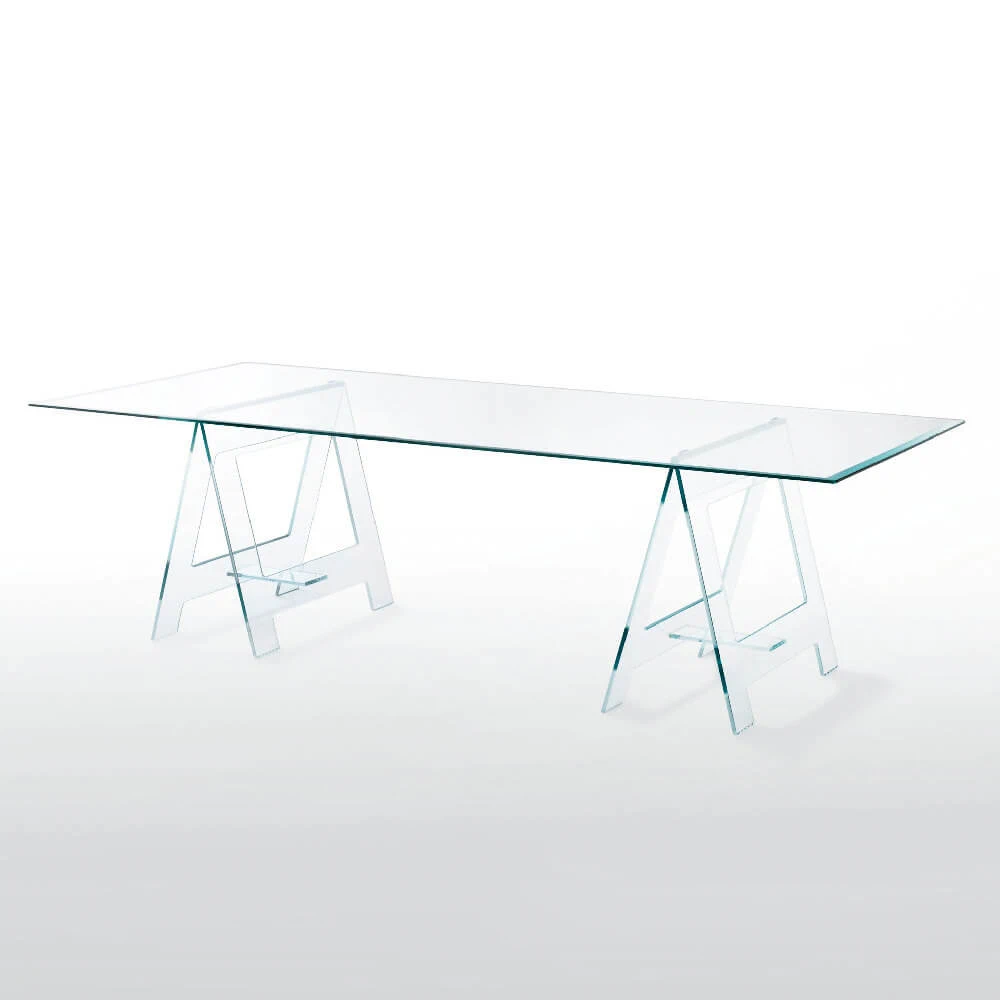 Стол Don Cavalletto — Glas Italia, стекло