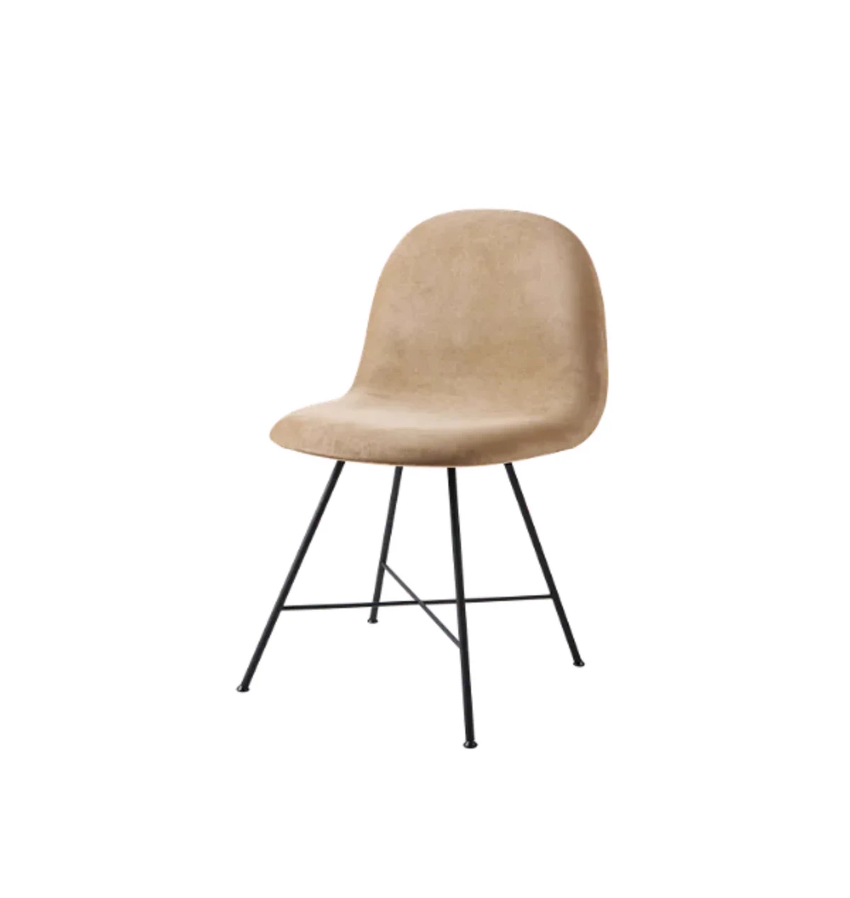 Каркас и наполнение: дерево, металл. Современный дизайн Стул Gubi 3d Dining Chair — Gubi, ткань, фото 2