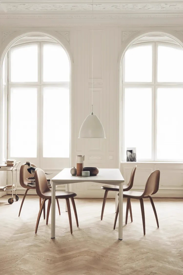 Каркас и наполнение: дерево, металл. Современный дизайн Стул Gubi 3d Dining Chair — Gubi, ткань, фото 3