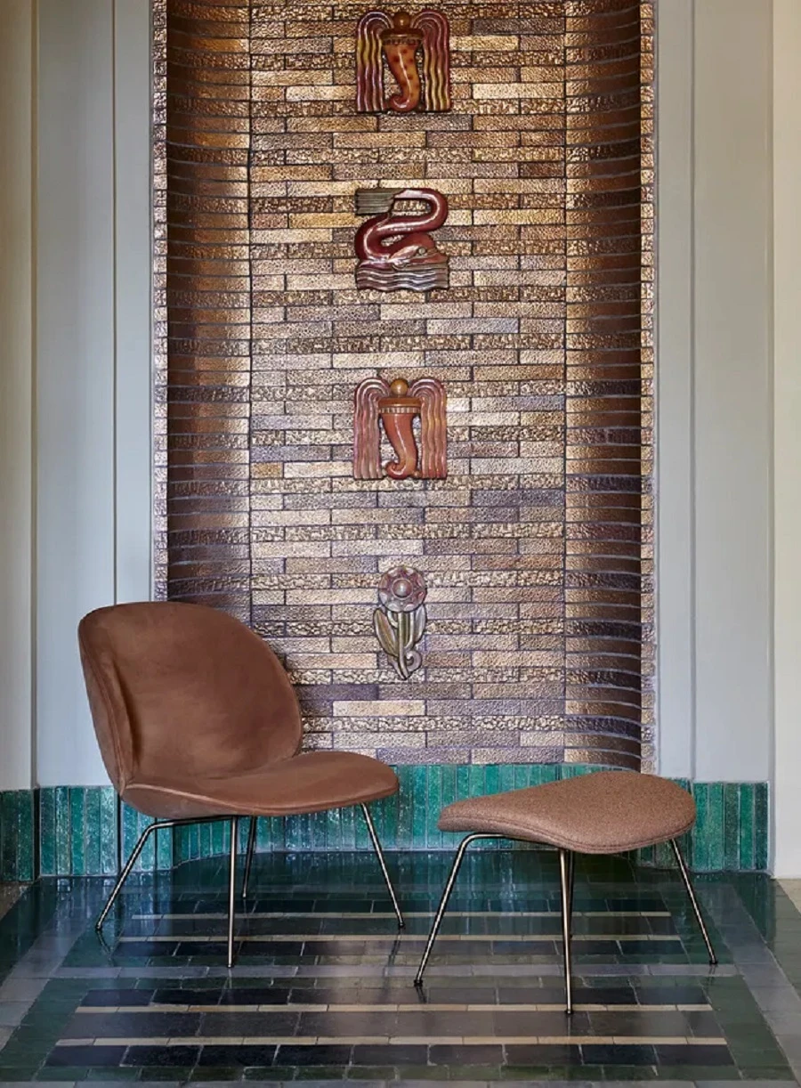 Кресло Beetle Lounge Chair — Gubi, ткань, фото 3