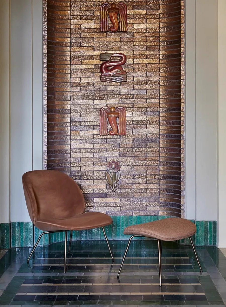 Банкетка Beetle Ottoman — Gubi, ткань, фото 2