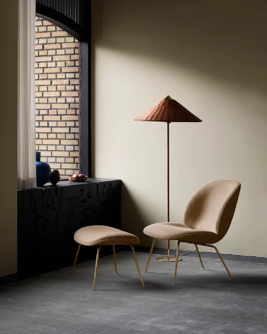 Банкетка Beetle Ottoman — Gubi, ткань, фото 3