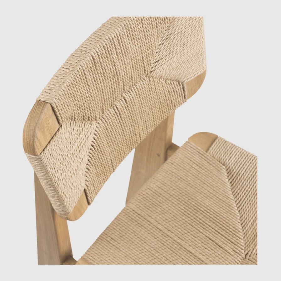 Каркас и наполнение: дерево. Современный дизайн Стул C-Chair Paper Cord — Gubi, дерево, фото 2