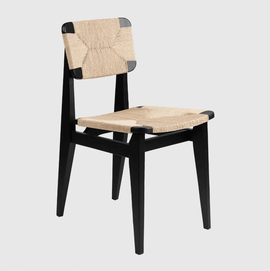 Каркас и наполнение: дерево. Современный дизайн Стул C-Chair Paper Cord — Gubi, дерево, фото 3
