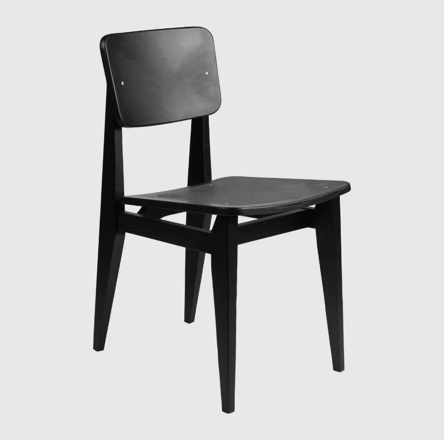Каркас и наполнение: дерево, шпон. Современный дизайн Стул C-Chair Veneer — Gubi, дерево, фото 2