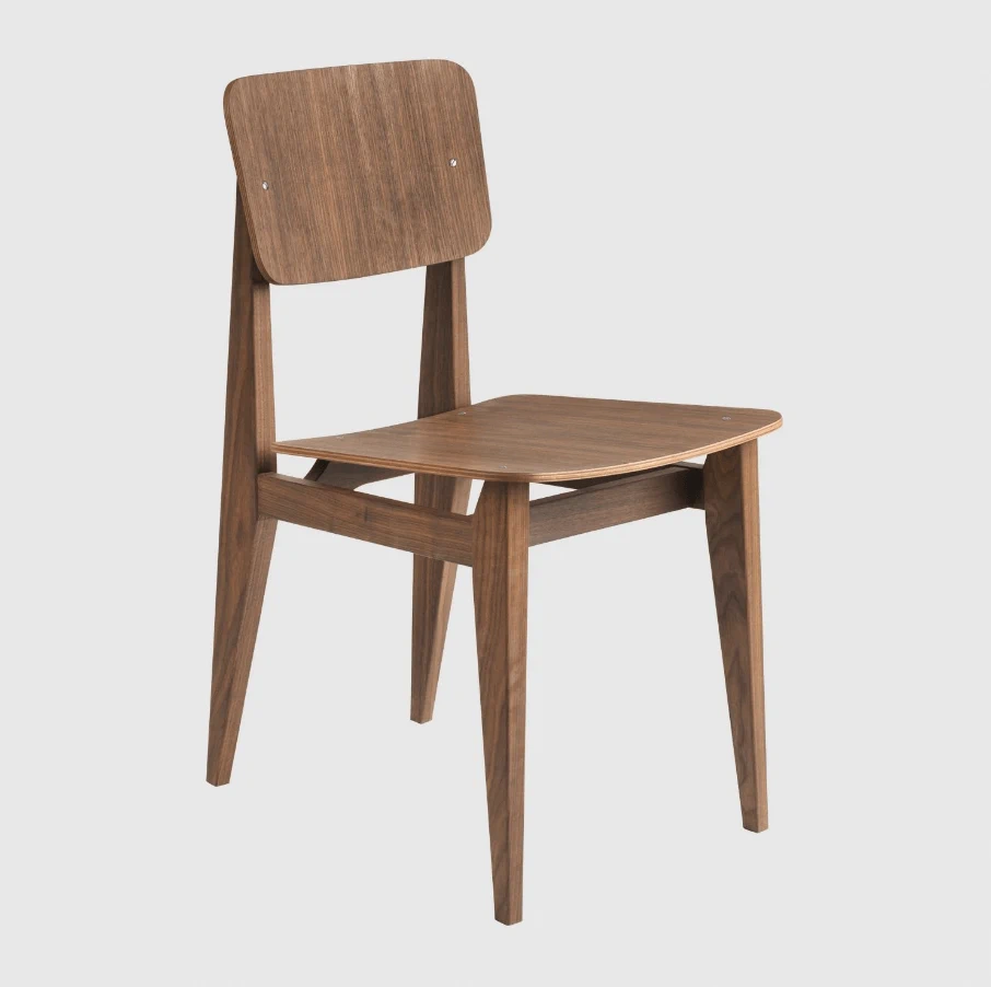 Каркас и наполнение: дерево, шпон. Современный дизайн Стул C-Chair Veneer — Gubi, дерево, фото 3
