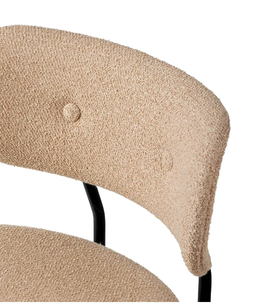 Барный стул Coco Bar Chair — Gubi, бархат, фото 5