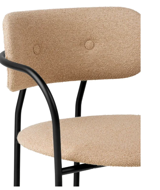 Современный дизайн Стул Coco Dining Armchair — Gubi, бархат, фото 6