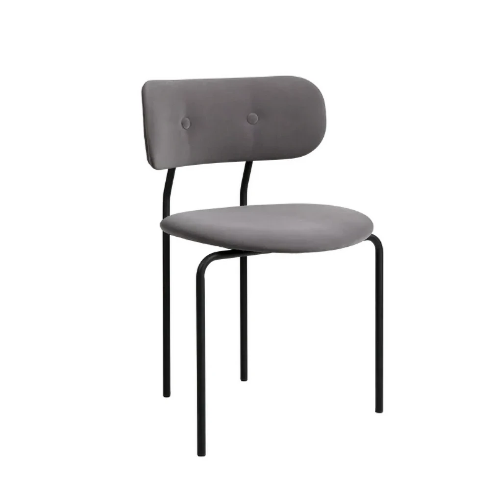 Каркас и наполнение: дерево. Современный дизайн Стул Coco Dining Chair — Gubi, бархат