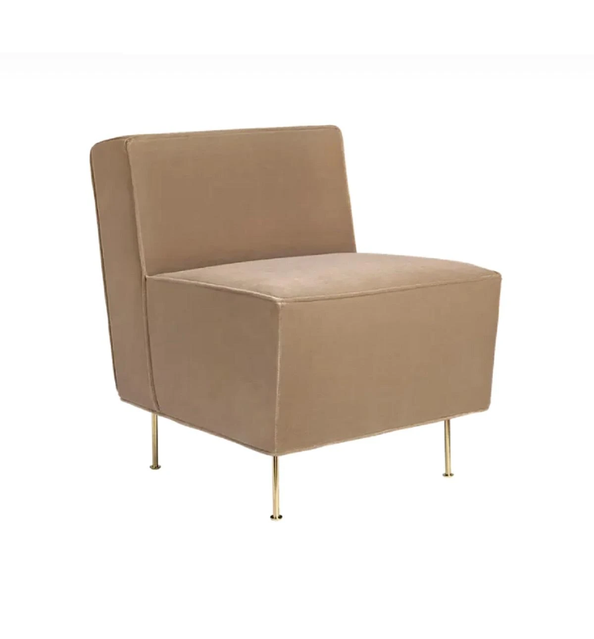 Кресло Modern Line Lounge Chair — Gubi, ткань, фото 2
