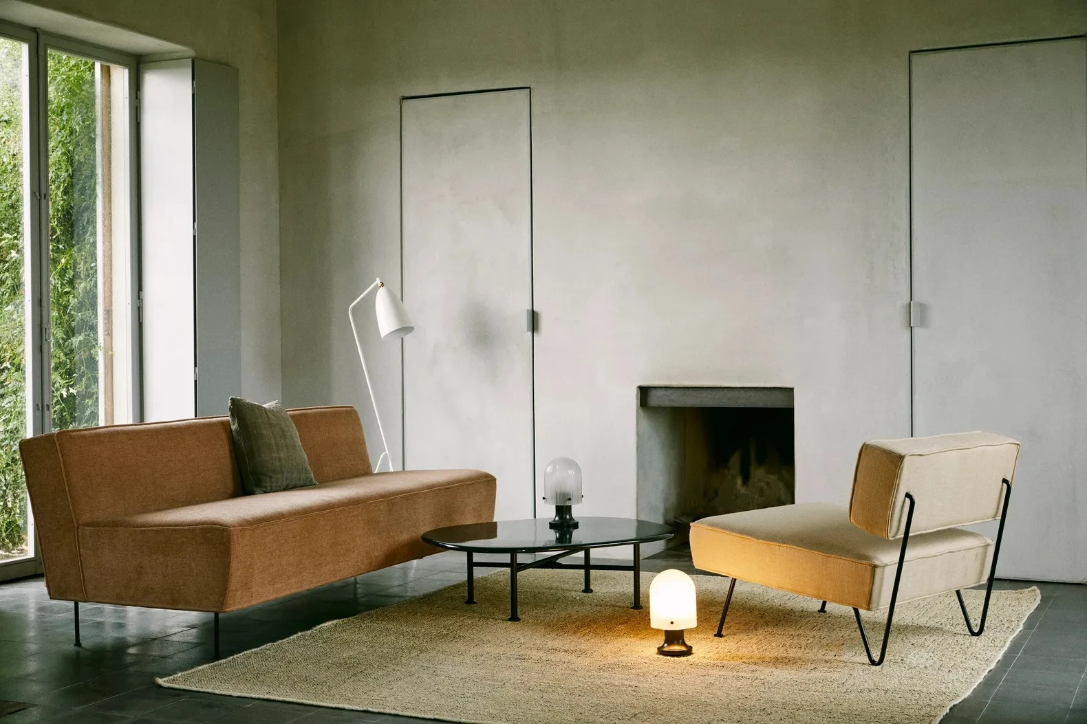 Кресло Modern Line Lounge Chair — Gubi, ткань, фото 4