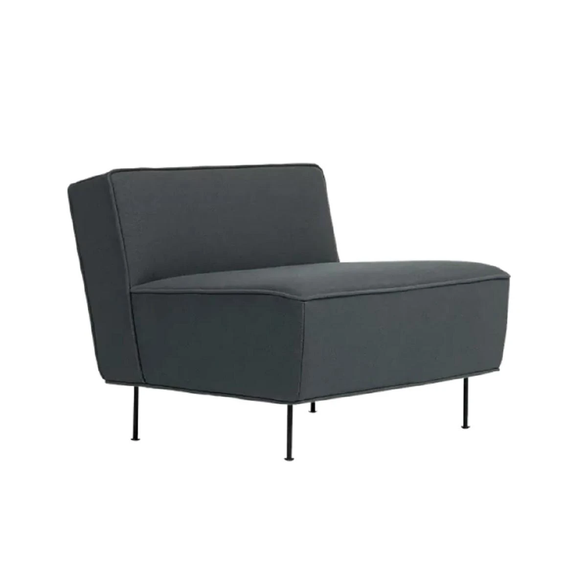 Кресло Modern Line Lounge Chair — Gubi, ткань