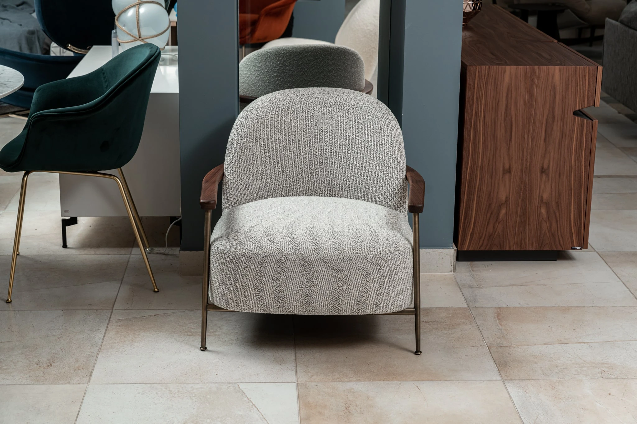 Кресло Sejour Zero, Kvadrat Sahco — Gubi, ткань, фото 4