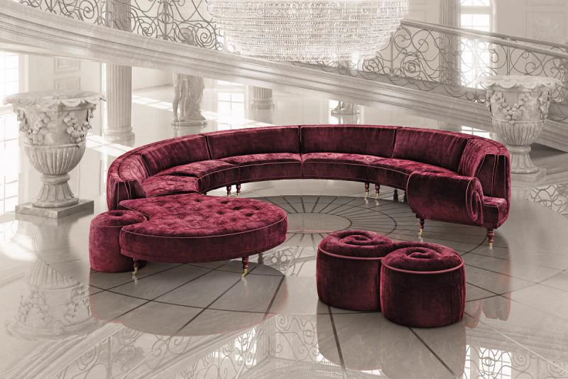 Полукруглый диван BellaVita Luxury — Halley