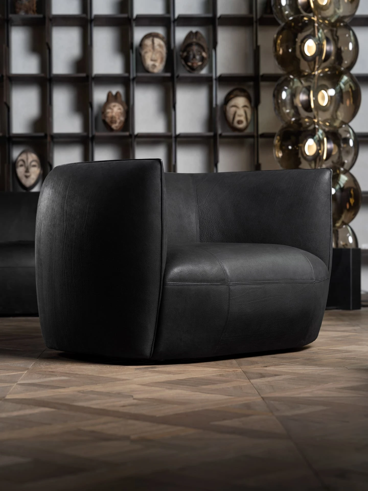 Кресло Pneuma Armchair — Henge, кожа, фото 2