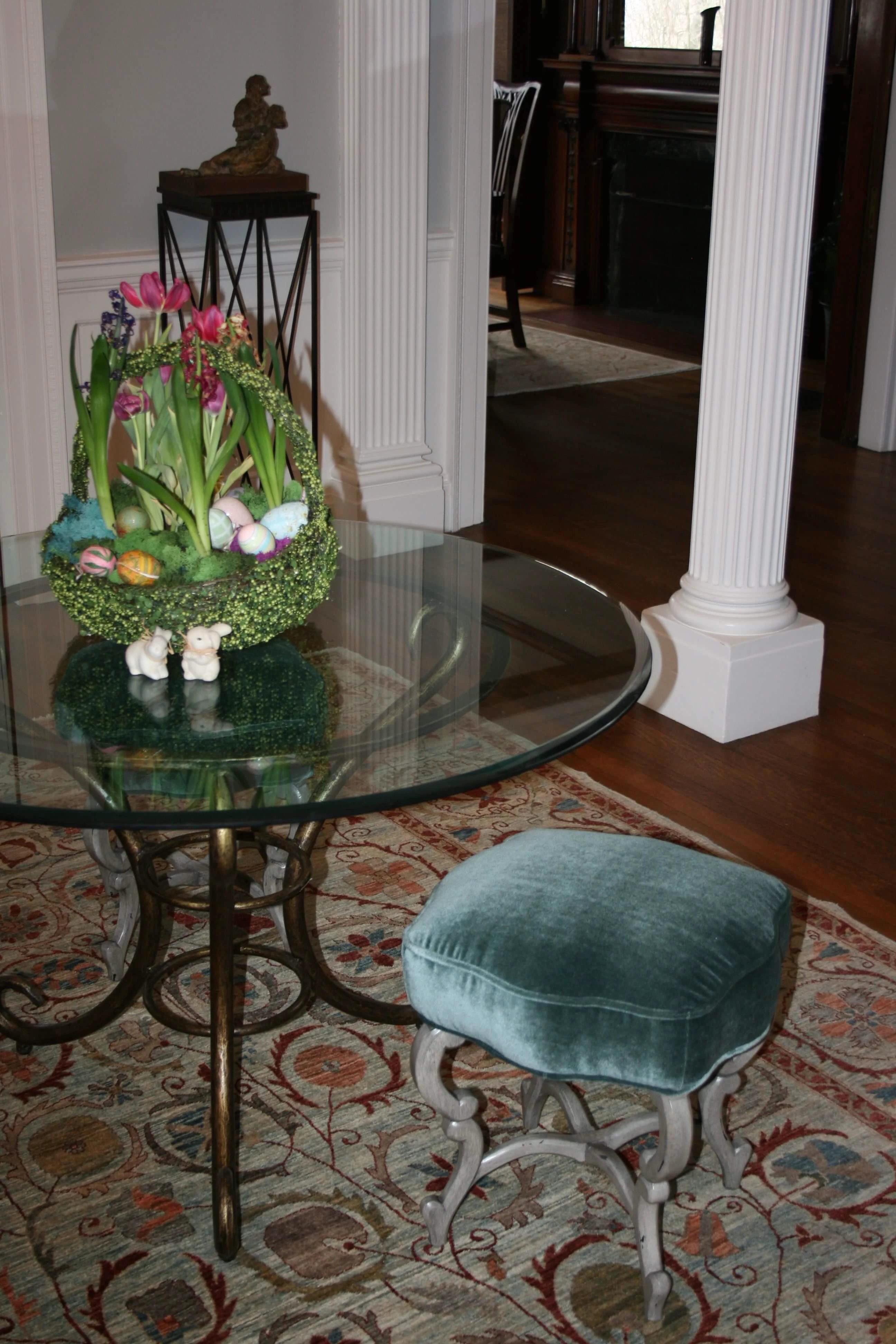 Пуф Anastasia — Hickory Chair, текстиль, фото 3