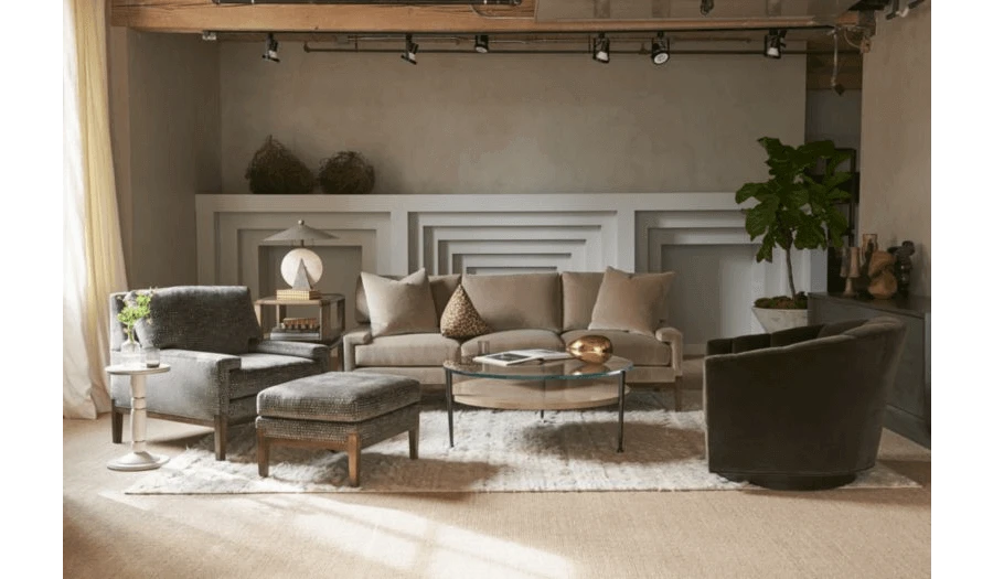 Кресло Averline — Hickory Chair, текстиль, фото 3