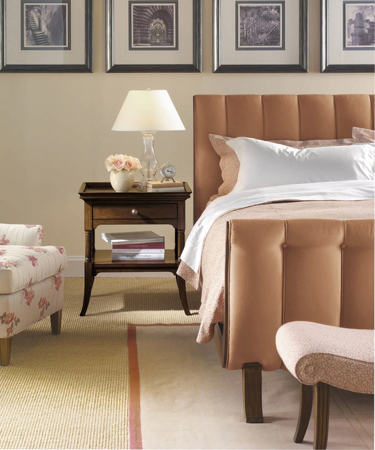 Пуф Calla — Hickory Chair, текстиль, фото 5