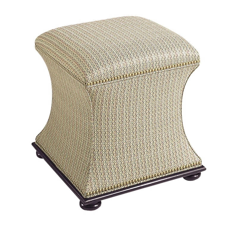 Пуф Charles Hassock — Hickory Chair, кожа, фото 2