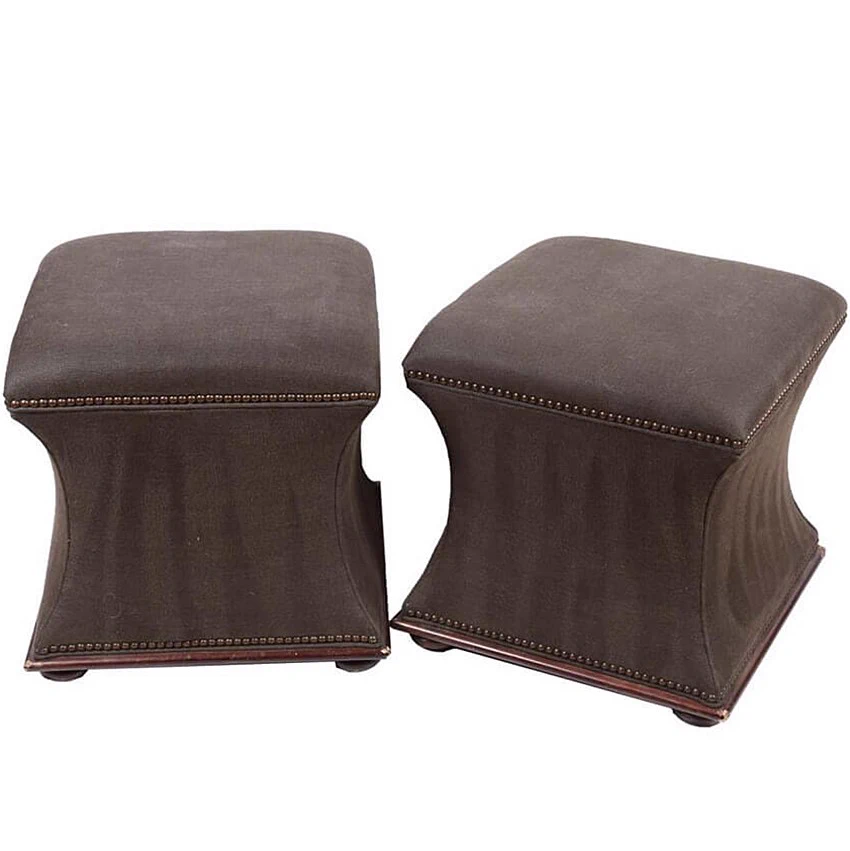 Пуф Charles Hassock — Hickory Chair, кожа