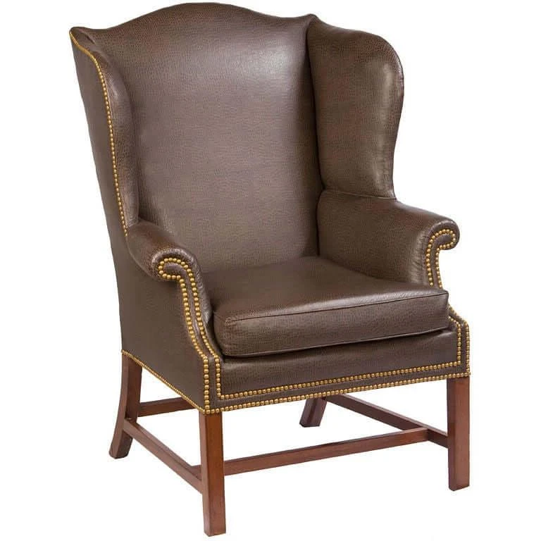 Кресло Chippendale — Hickory Chair, кожа, фото 2