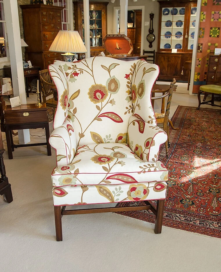 Кресло Chippendale — Hickory Chair, кожа, фото 4